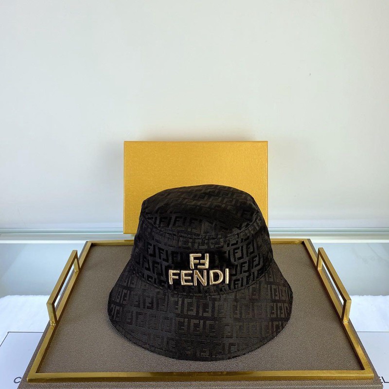 FENDIリバーシブル ハットFFロゴバケットハットスーパーコピー帽子 