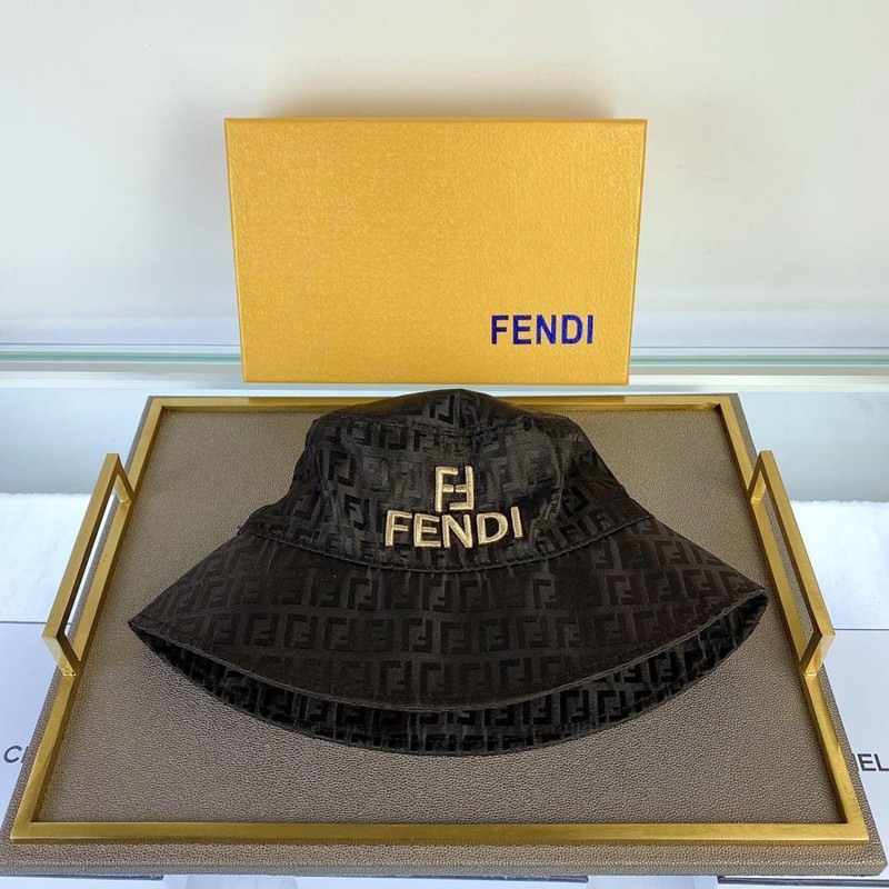 FENDIリバーシブル ハットFFロゴバケットハットスーパーコピー帽子 