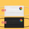 村上隆ブランド使い捨てマスクファッションひまわり絵柄ロゴ不織布マスクシンプル黒白コロナ対策マスク10枚入り在庫あり