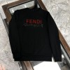 Fendiロゴプリントパーカー  フェンディブランド服 激安 黒 白 メンズ パロディ スウェット韓国風芸能人愛用ブランドコピー服