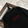 Fendiロゴプリントパーカー  フェンディブランド服 激安 黒 白 メンズ パロディ スウェット韓国風芸能人愛用ブランドコピー服