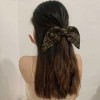 フェンディブランドかわいいヘアピンおしゃれ大きなリボンヘアアクセサリー韓国風ヴィンテージ ポニーテールシユシユ