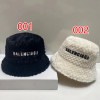 バレンシアガブランド漁師の帽子 レディース おしゃれ 秋冬 防風 保温 もこもこバケットハットBalenciaga 高品質ハットキャップかわいい女性 通勤 通学