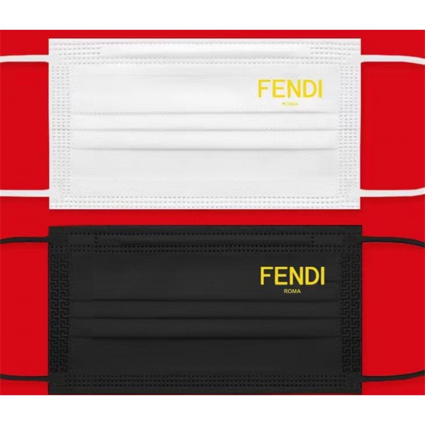 フェンディブランド不織布マスクFENDI シンプル 高品質 使い捨てマスク 大人用 男女兼用 ...