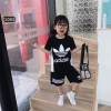  ハイブランドアディダス tシャツ ハーフパンツ キッズ Adidas シンプル スタイリッシュ 子供服 tシャツ 上着 パンツ ズボン 上下セット 少女 少年 純綿 カジュアル tシャツ パンツ