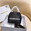 バレンシアガ シェルバッグ ハイブランドパロディBalenciaga 素敵 女性 大人っぽい ショルダーバッグ ハンドバッグ 高級感人気 耐用 収納 斜め掛けカバン通勤 デート