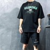 Balenciagaブランド半袖 tシャツ 夏バレンシアガ シンプル 高品質 tシャツトップス コットン 肌触りがよい tシャツ 上着 男女兼用 カップルオススメ