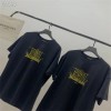 バレンシアガ ブランド tシャツ半袖 春夏コットン 肌に優しい 上着 トップス 男女兼用人気 tシャツ オーバーサイズ ゆったり 快適コーデ カップル ティーシャツ