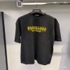 バレンシアガ ブランドtシャツ Balenciaga 純綿 tシャツトップス やわらい 肌触りがよい tシャツ 上着 レディースメンズ人気 ゆったり カジュアル tシャツ