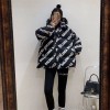 ハイブランドバレンシアガ 中綿ジャケット コート 冬 Balenciaga フード付き ゆったり カジュアル ダウンコート ふわふわ 質感 保温 防寒 快適 ダウンジャケット