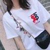 Burberryブランドｔシャツ夏 純綿 半袖 tシャツバーバリーカジュアル ゆったりレディースメンズ 人気 tシャツ シンプル 丸首 柔らかい 肌に優しい tシャツ上着 