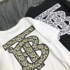 ハイブランドバーバリー Tシャツ Burberry スタイリッシュ簡約 半袖 tシャツ 高品質 柔らかい 肌に優しい tシャツ レディースメンズ人気 快適 ティーシャツ