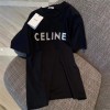 セリーヌ tシャツハイブランド Celine おしゃれ カジュアル tシャツ トップス ファッション 黒白 半袖 tシャツ 上着 オーバーサイズゆったりティーシャツ 男女兼用