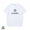 シャネル ブランド tシャツ半袖 春夏 純綿 肌に優しい 快適 上着 tシャツ Chanel 簡約 定番 黒白2色 ゆったり tシャツ レディースメンズトップス