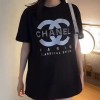 シャネル tシャツ ブランドコピー Chanel 夏 快適 tシャツ インナー 半袖 抗菌 吸汗性よいT-shirt シンプル 純綿 柔らかい 肌に優しい tシャツ