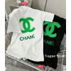 CHANELハイブランド tシャツ パロディシャネル レディースシンプル 純綿 着心地がよい 半袖 tシャツ 吸汗性よい カジュアル tシャツ 上着