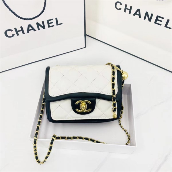 シャネルブランドチェーバッグ Chanel 定番 菱格レザー 4色選択 斜め掛けバッグレディース おしゃれ 上品 ショルダーバッグ 精緻 小さい 肩掛けカバン