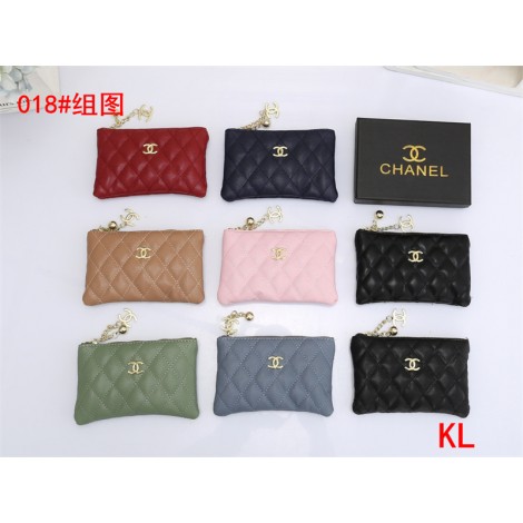 シャネル 財布 ハイブランド Chanel 定番 菱格レザーデザイン 長財布 8色 軽量 ジッパータイプ 紛失防止 収納 手持ちカバン ミニポッチ