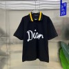 Diorハイブランド ポーロtシャツ ディオール スタイリッシュ人気 tシャツ カジュアル 簡約 tシャツ トップス 純綿 着心地がよい tシャツ 上着