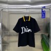 Diorハイブランド ポーロtシャツ ディオール スタイリッシュ人気 tシャツ カジュアル 簡約 tシャツ トップス 純綿 着心地がよい tシャツ 上着