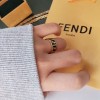 フェンディブランドリング 韓国風 おしゃれ 指輪 Fendi 定番ロゴ リング アクセサリー 黄銅材質レディース指輪