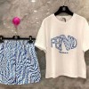 ハイブランドFENDI 半袖Tシャツフェンディ夏 tシャツ 半ズボン2点セット柔らかい 着心地抜群 tシャツ パンツ高品質 着瘦せ コーデ 夏服 tシャツ ズボン女