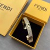 ハイブランドFENDI バングル 腕輪レディース向け フェンディ 高級感人気ブレスレット 輝きファッション 個性 簡約 ブレスレットギフトオススメ