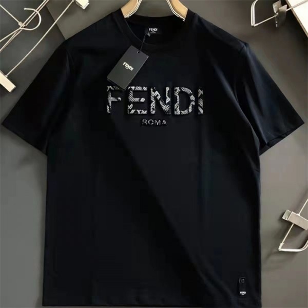 ハイブランドFENDI 半袖 tシャツフェンディ スタイリッシュ 高品質 丸首 ...