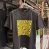 ハイブランドフェンディ tシャツ FENDI 個性FFロゴ 純綿 着心地がよい tシャツ スタイリッシュ ストリート 半袖 tシャツ 上着 インナー 男