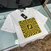 ハイブランドフェンディ tシャツ FENDI 個性FFロゴ 純綿 着心地がよい tシャツ スタイリッシュ ストリート 半袖 tシャツ 上着 インナー 男