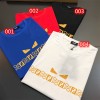 フェンディtシャツハイブランドFendi 簡約 丸首 tシャツ メンズ ゆったり 着瘦せ tシャツ スタイリッシュ 純綿 着心地がよい 半袖 tシャツ 夏 若者愛用 T-shirt