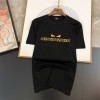 フェンディtシャツハイブランドFendi 簡約 丸首 tシャツ メンズ ゆったり 着瘦せ tシャツ スタイリッシュ 純綿 着心地がよい 半袖 tシャツ 夏 若者愛用 T-shirt