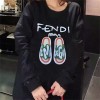 フェンディプルオーバー ハイブランド Fendi スタイリッシュ 高品質 パーカー コットン 着心地抜群 丸首 スウェット トレーナー 男女兼用 秋冬服 普段着