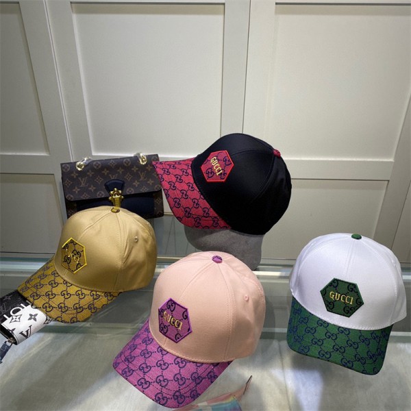 グッチブランドハンチング帽 おしゃれ 4色選択 快適 野球帽Gucci 通気性がよい 紫外線カット キャップ 帽子レディースメンズ 日よけハット アウトドア 釣り 登山
