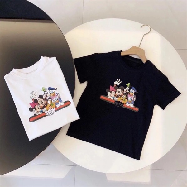 グッチ ディズニー コラボブランドキッズ tシャツ かわいい 高品質 ...