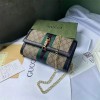 グッチブランドショルダーバッグ GUCCI おしゃれ 高品質 ジャカード レザー 手持ちバッグ チェーンバッグ 気質 大人っぽい レディース 肩掛けカバン