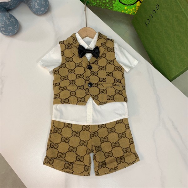 ハイブランドグッチ 子供服 3点セット キッズ洋服 ファッション高品質 ボーイ ...