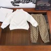 ハイブランドグッチ 子供服 2点セットGUCCI ファッション 潮流 パーカー 長パンツ スーツ ガールズ ボーイ 裏起毛 ふわふわ 肌に優しい スウェット トレーナー ズボン