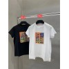 ジバンシィTシャツハイブランド 定番 黒白2色 丸首 カジュアル Tシャツ おしゃれ 純綿 やわらか 快適 半袖 Tシャツ レディースメンズ上着トップス夏