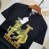 ハイブランドエルメス tシャツ Hermes シンプル 馬柄 半袖 tシャツ ゆったり カジュアル tシャツ レディースメンズ人気 着心地がよい tシャツ