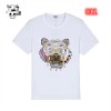 ケンゾー 半袖 tシャツハイブランド KENZO トレンド虎頭柄 ゆったり上着 tシャツ純綿 肌に優しい 着心地抜群 Tシャツレディースメンズ人気 tシャツ 夏