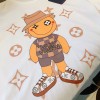 ルイヴィトン tシャツブランドパロディヴィトン 可愛い 半袖 tシャツトレンド 高品質 純綿 肌に優しい 上着 トップス 夏 通気性がよい 着心地抜群 tシャツ