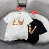 ルイヴィトンtシャツブランドパロディ ヴィトン ファッション潮流 丸首 tシャツ 高品質 純綿 柔らかい 肌に優しい tシャツカジュアル 男の子