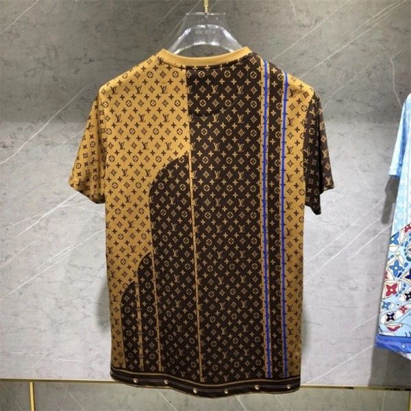 ハイブランドヴィトンtシャツ スペシャルデザイン 半袖 tシャツ 高品質 コットン ...