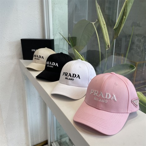 プラダ ハイブランド 帽子 ハット Prada シンプル カジュアル 紫外線カット 野球帽 キャップ レディースメンズ 人気 運動 ハンチング 熱中症予防 アウトドア 運動