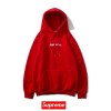 ファッションブランドシュプリームパーカー高品質 純綿ジャケットSupreme 秋冬 長袖 裏起毛 裏起毛なし 選び プルオーバー ドロップショルダーゆったり 快適スウェットカップルオススメ