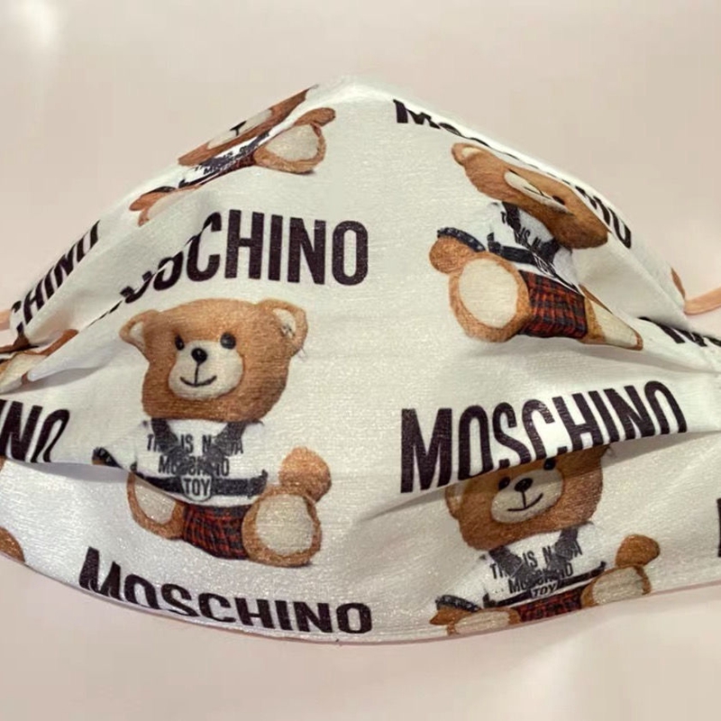 かわいいクマ柄10枚入り使い捨てマスク