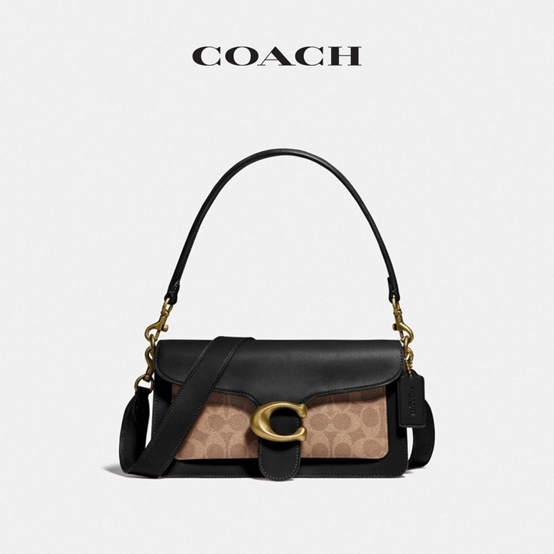 Coach経典プリント斜め掛けバッグレディース向け