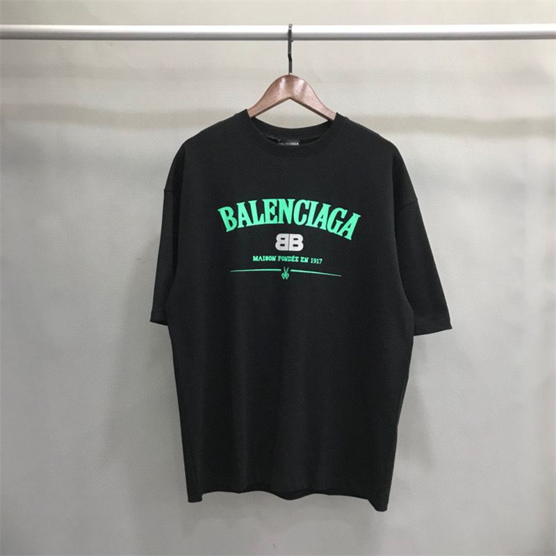 バレンシアガハイブランドtシャツドロップショルダー