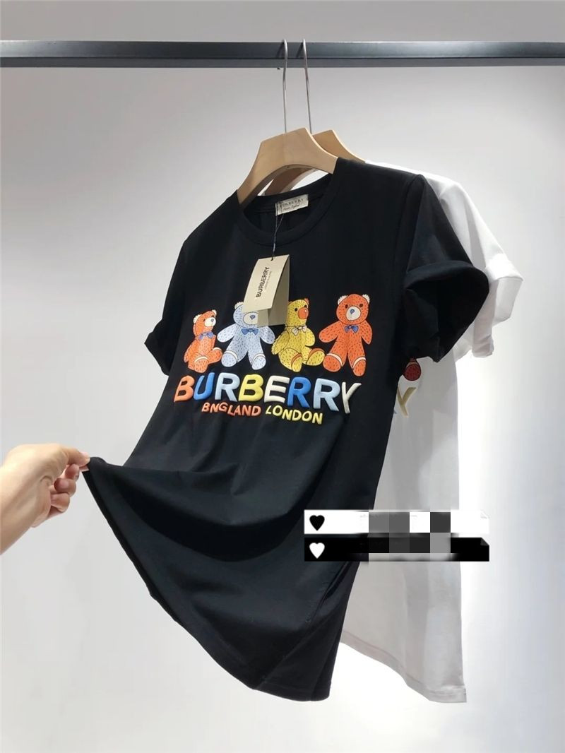 Burberryハイブランドtシャツ純綿着心地がいい